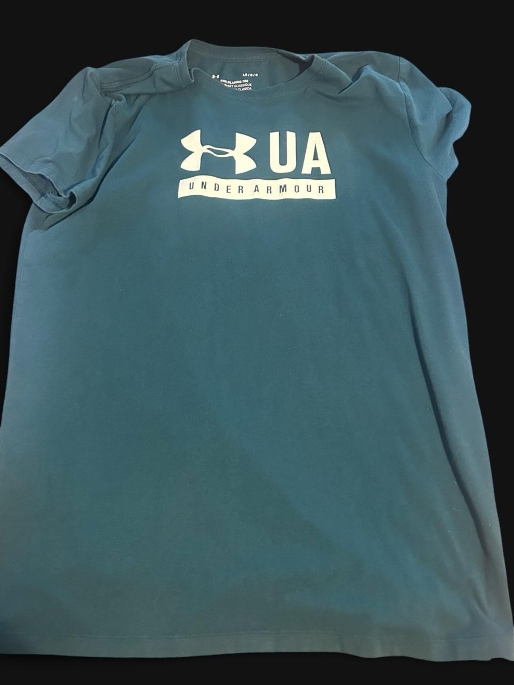 LG Teal Under Armour Logo Short Sleeve Tee